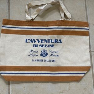 NEW Sezane Canvas Tote Bag